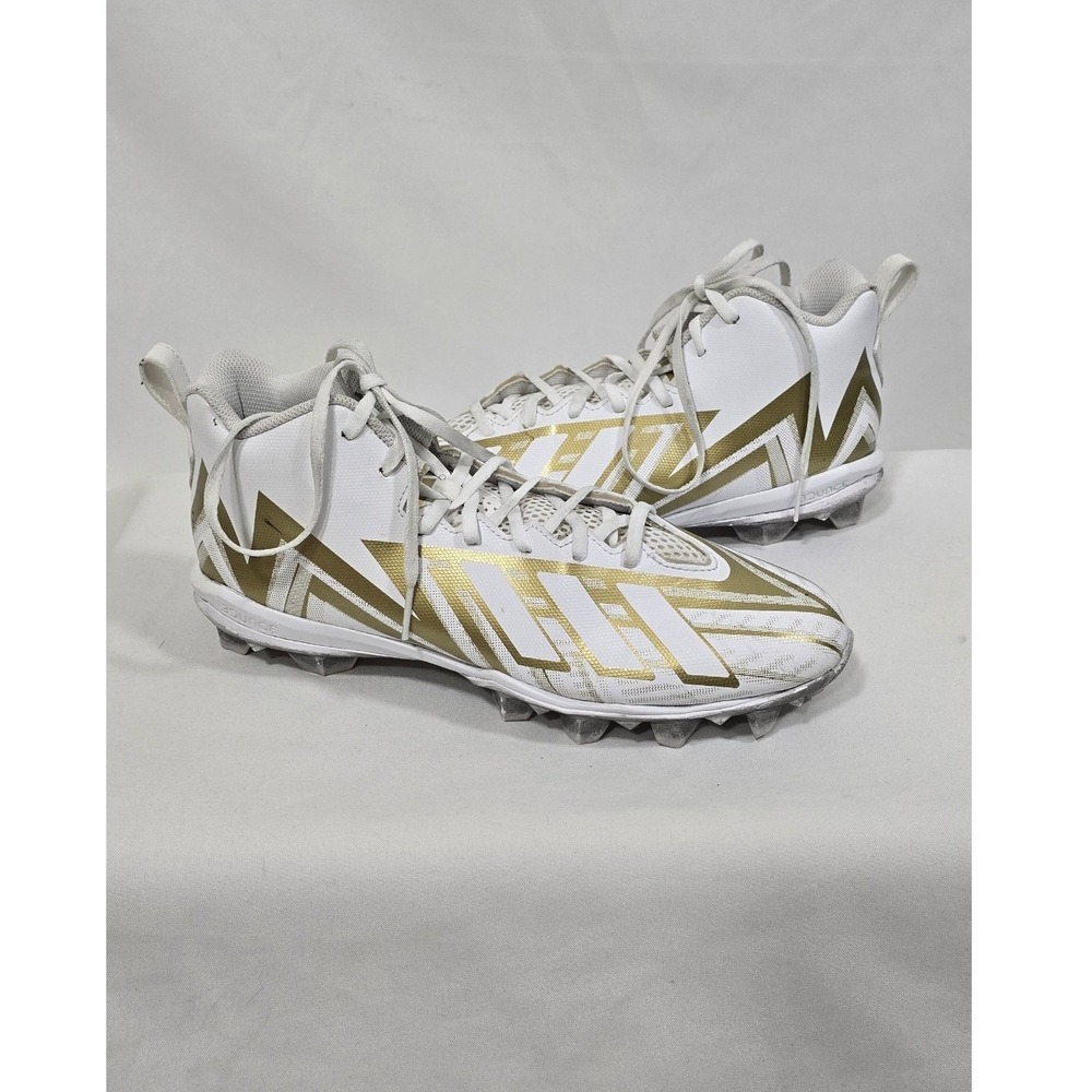 Adidas Freak Spark MD 23 men 11 white/gold running football cleats sport soccer
